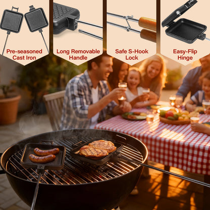 Cast Iron Pie Irons & Campfire Pie Makers | Camping Sandwich Makers
