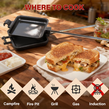Cast Iron Pie Irons & Campfire Pie Makers | Camping Sandwich Makers